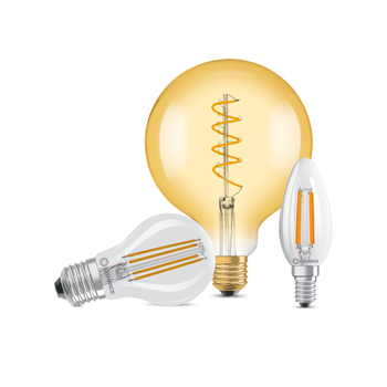 LED lampor i klassiska glödlampsformer
