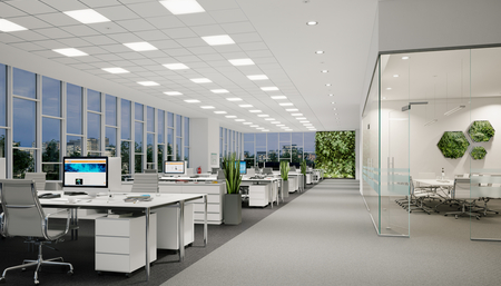 Metal housing with PIR sensor for germicidal lamps