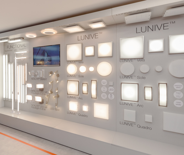 The new retail luminaires portfolio presented at Light & Building fair 2016